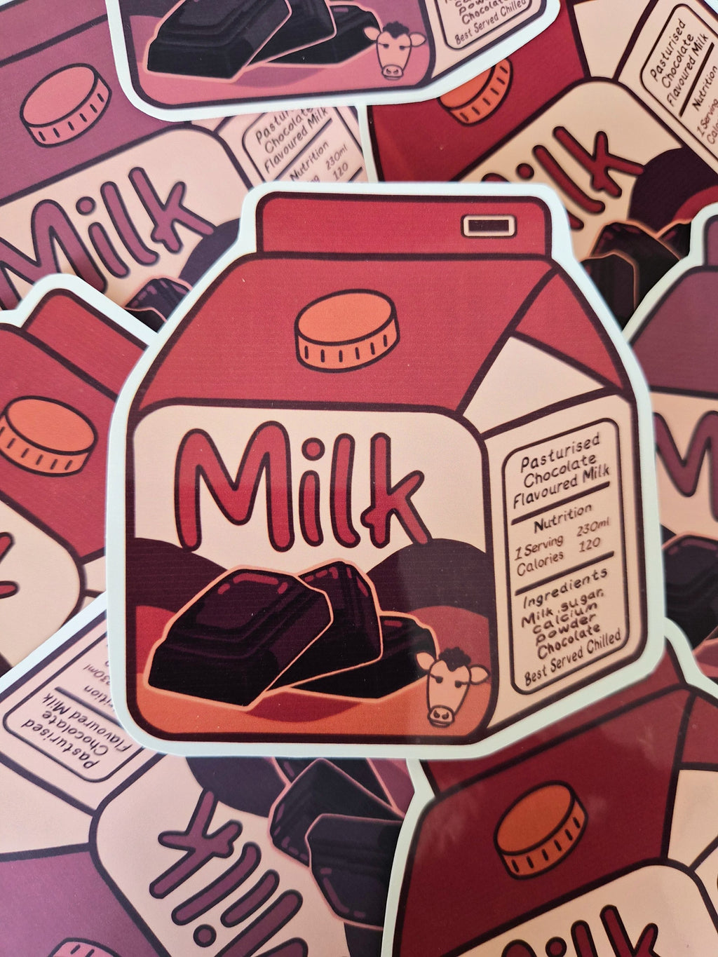 Cartons of Milk Collection - Plain, Strawberry, Banana and Chocolate