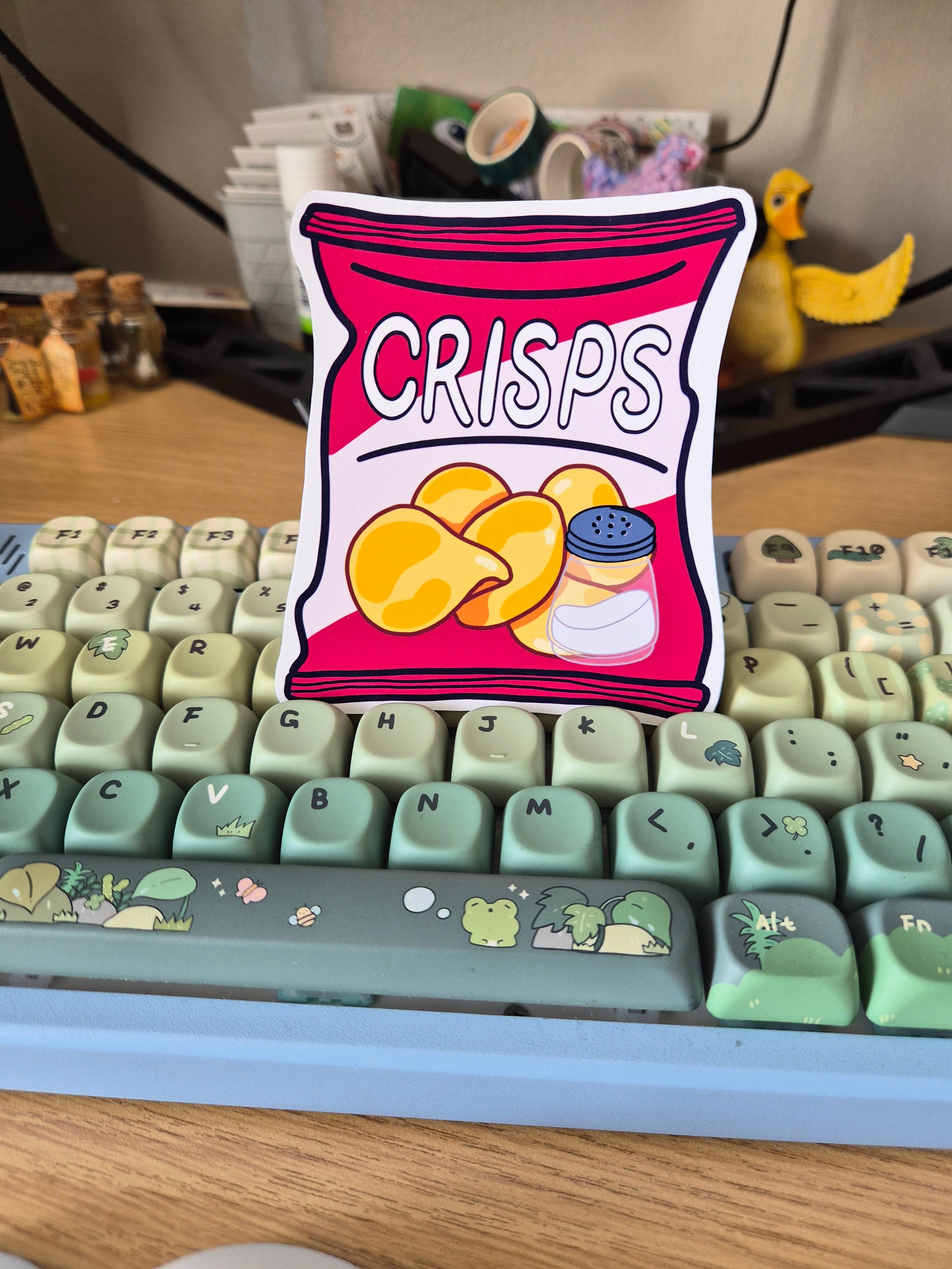 Ready Salted crisps - Yummy Snack Stickers