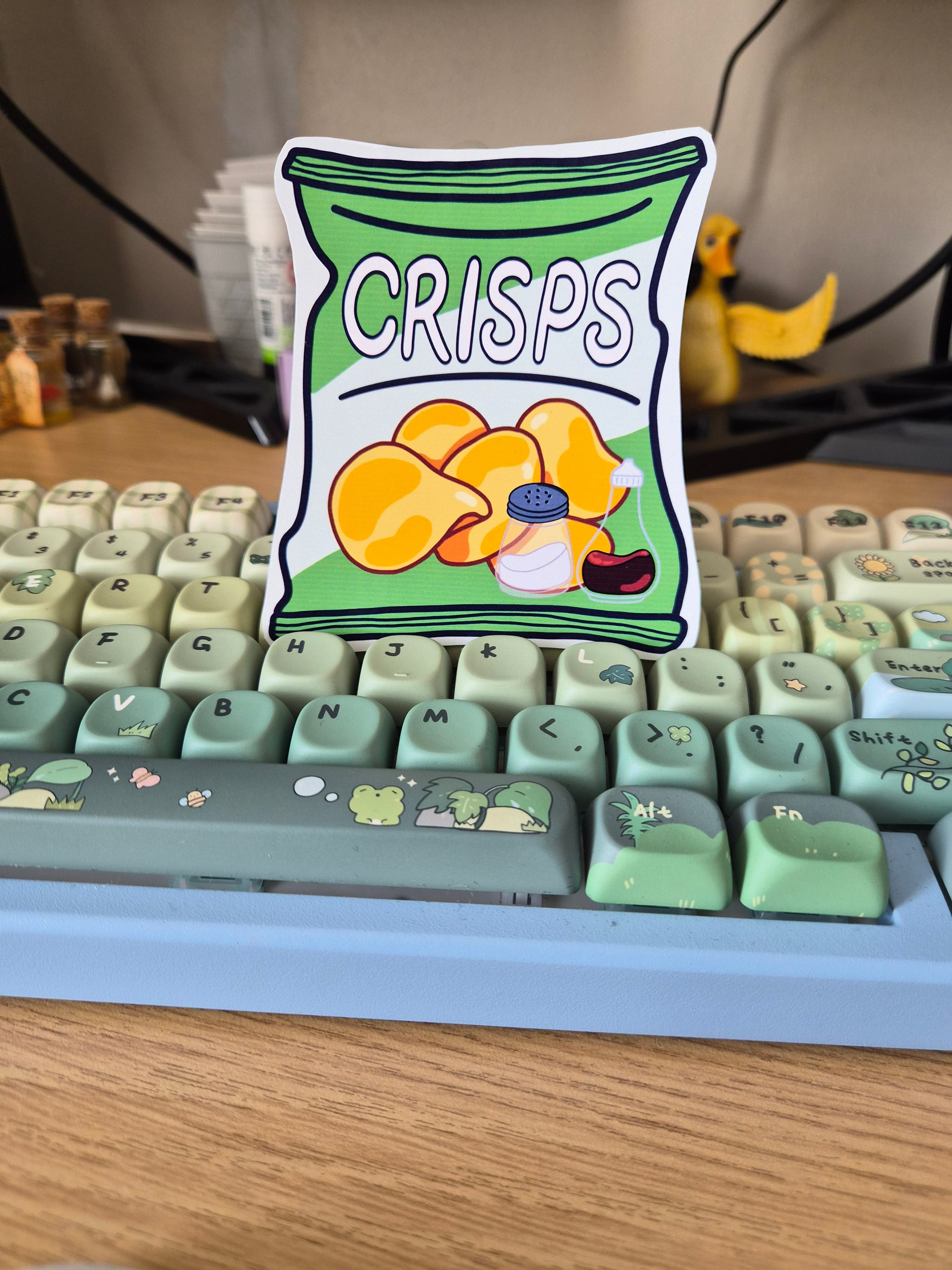 Salt 'n' Vinegar crisps - Yummy Snack Stickers