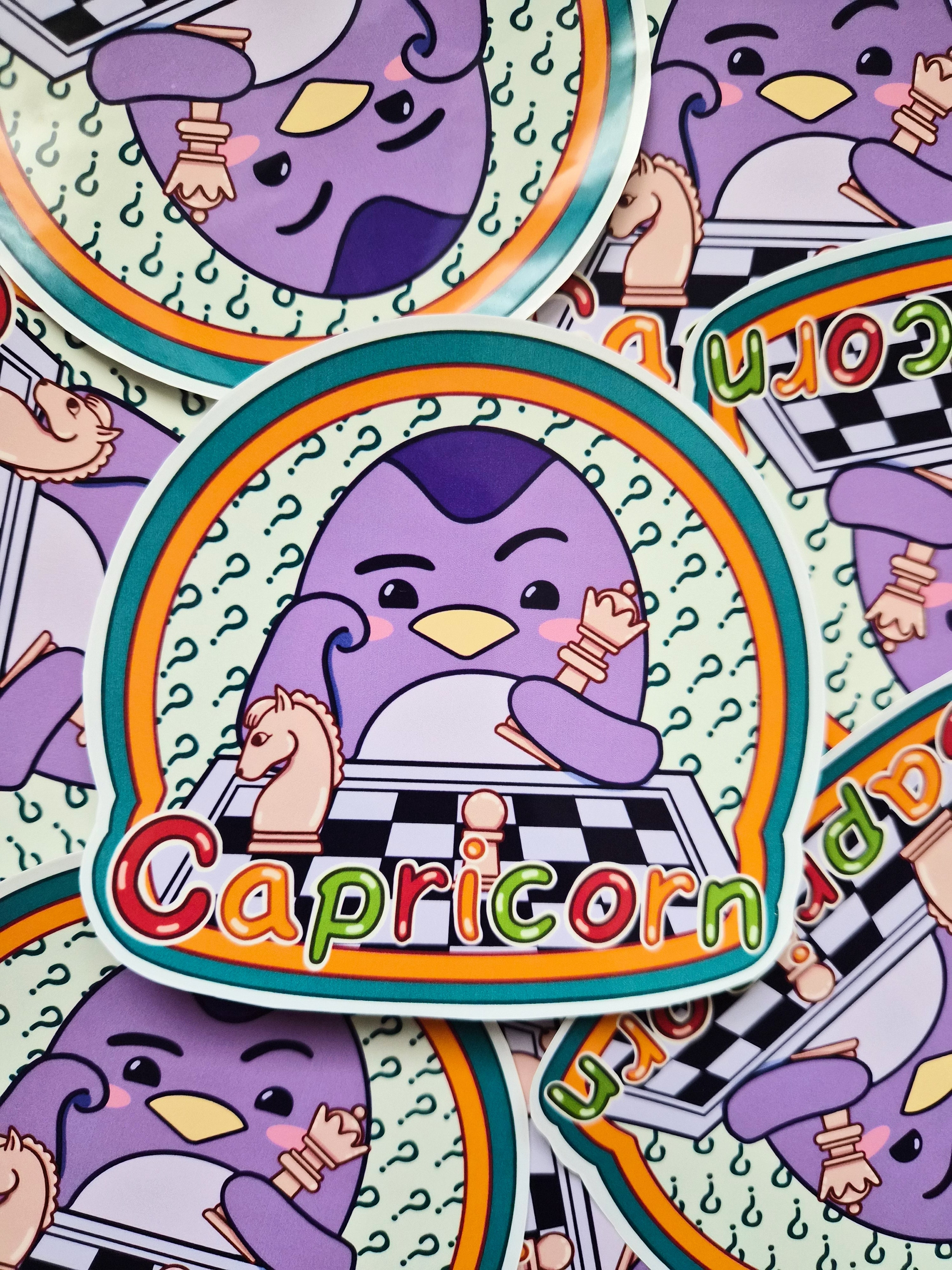 Capricorn vinyl die-cut sticker - Fun astrology sticker