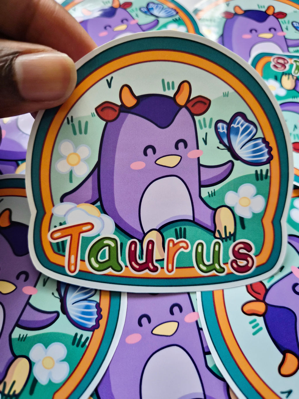 Taurus vinyl die-cut sticker - Fun astrology sticker