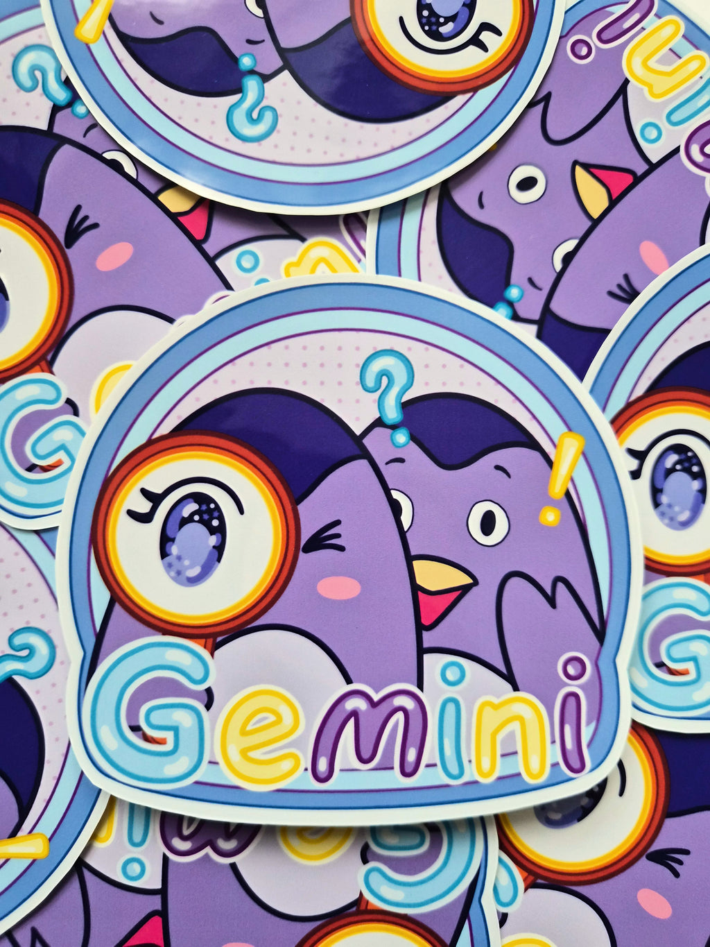 Gemini vinyl die-cut sticker - Fun astrology sticker