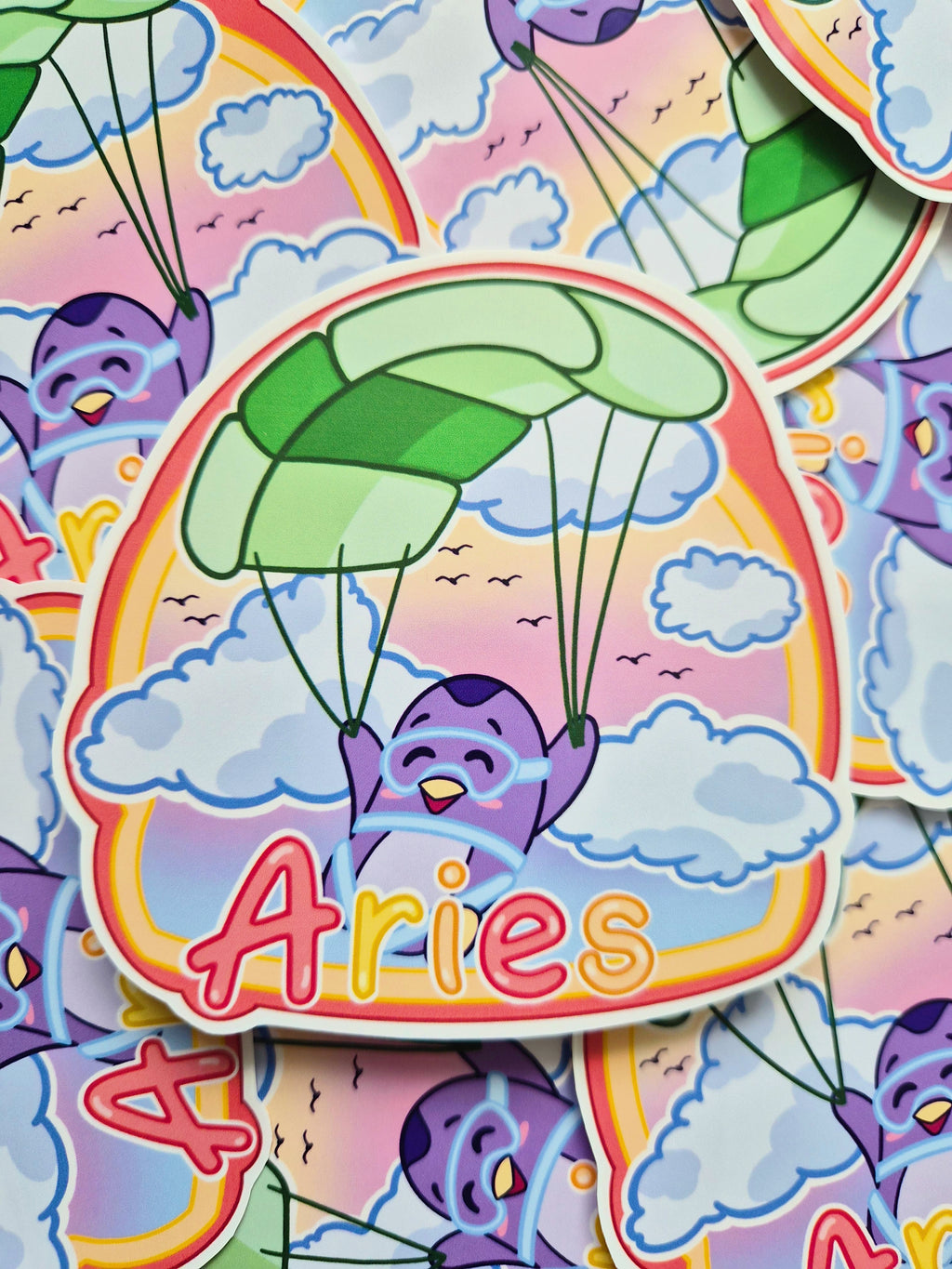 Aries vinyl die-cut sticker - Fun astrology sticker