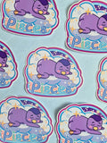 Pisces vinyl die-cut sticker - Fun astrology sticker
