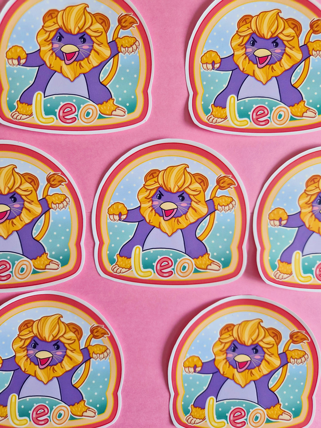 Leo vinyl die-cut sticker - Fun astrology sticker