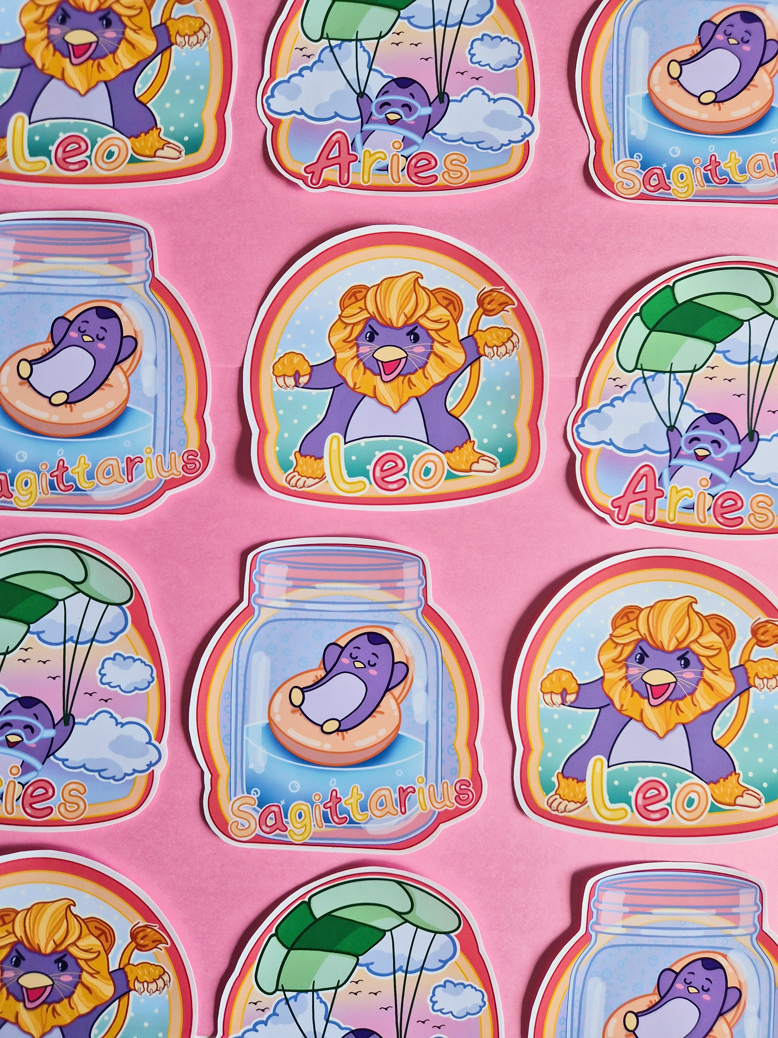 Sun, Moon and Rising Sign - Fun astrology sticker pack