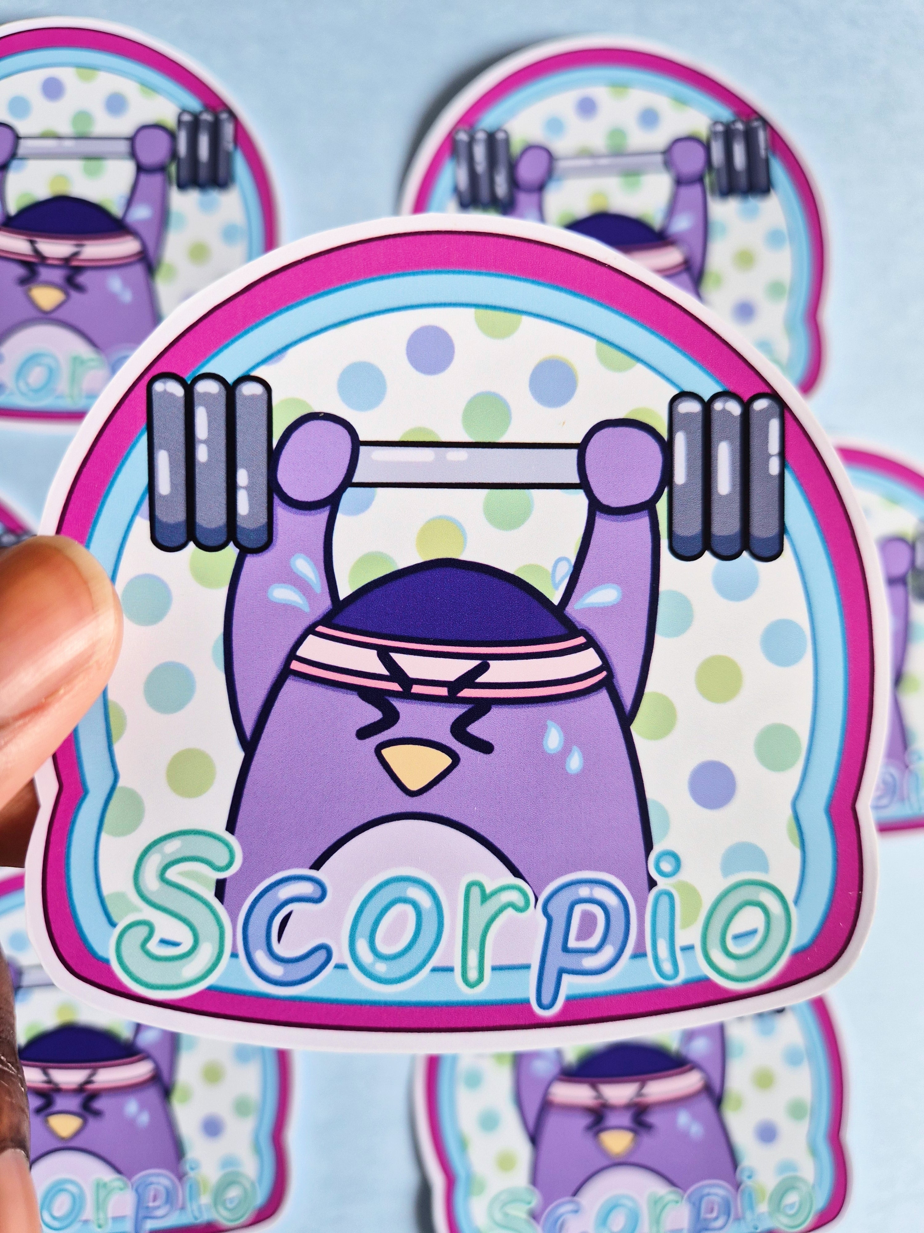 Scorpio vinyl die-cut sticker - Fun astrology sticker