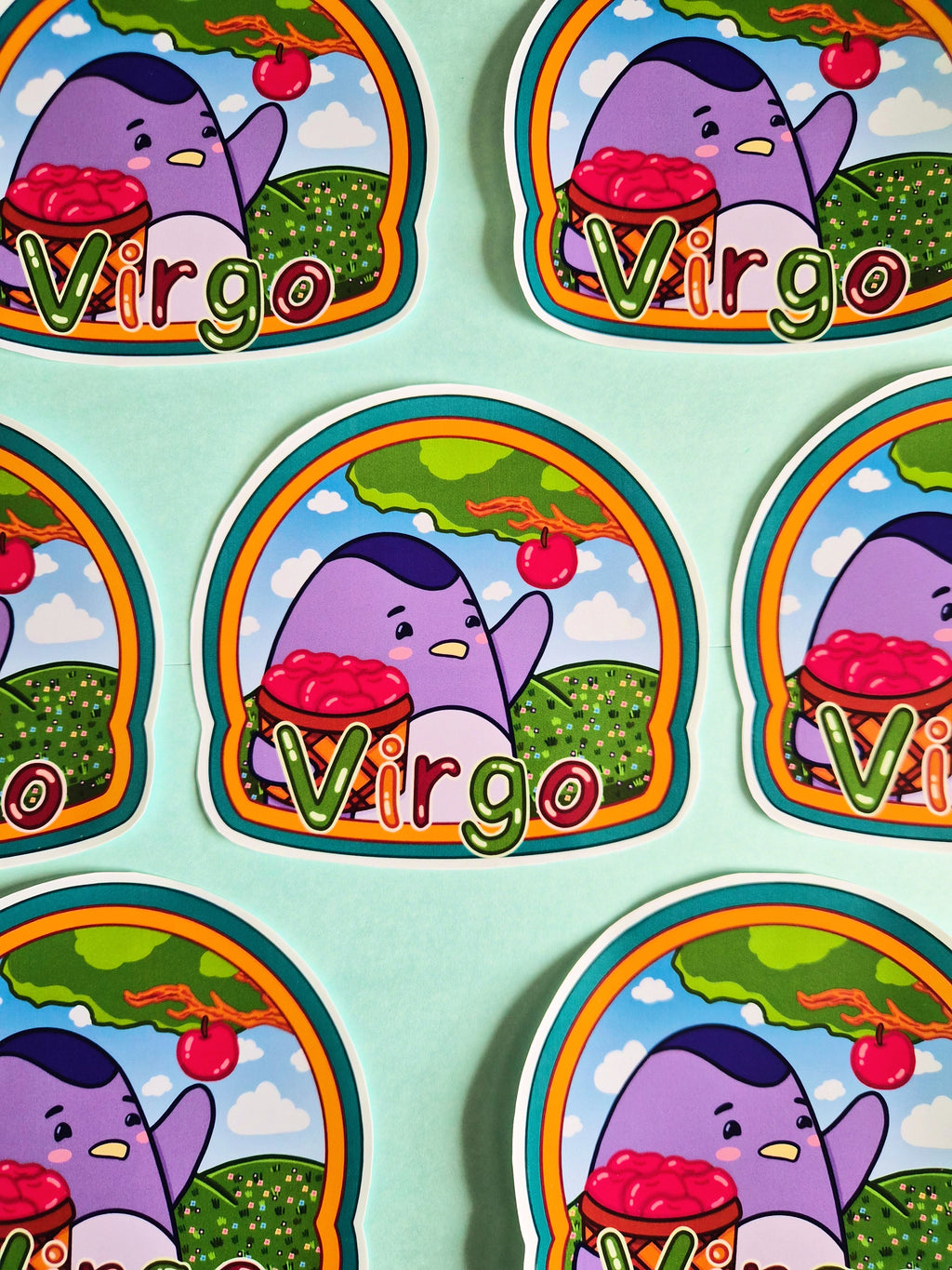 Virgo vinyl die-cut sticker - Fun astrology sticker