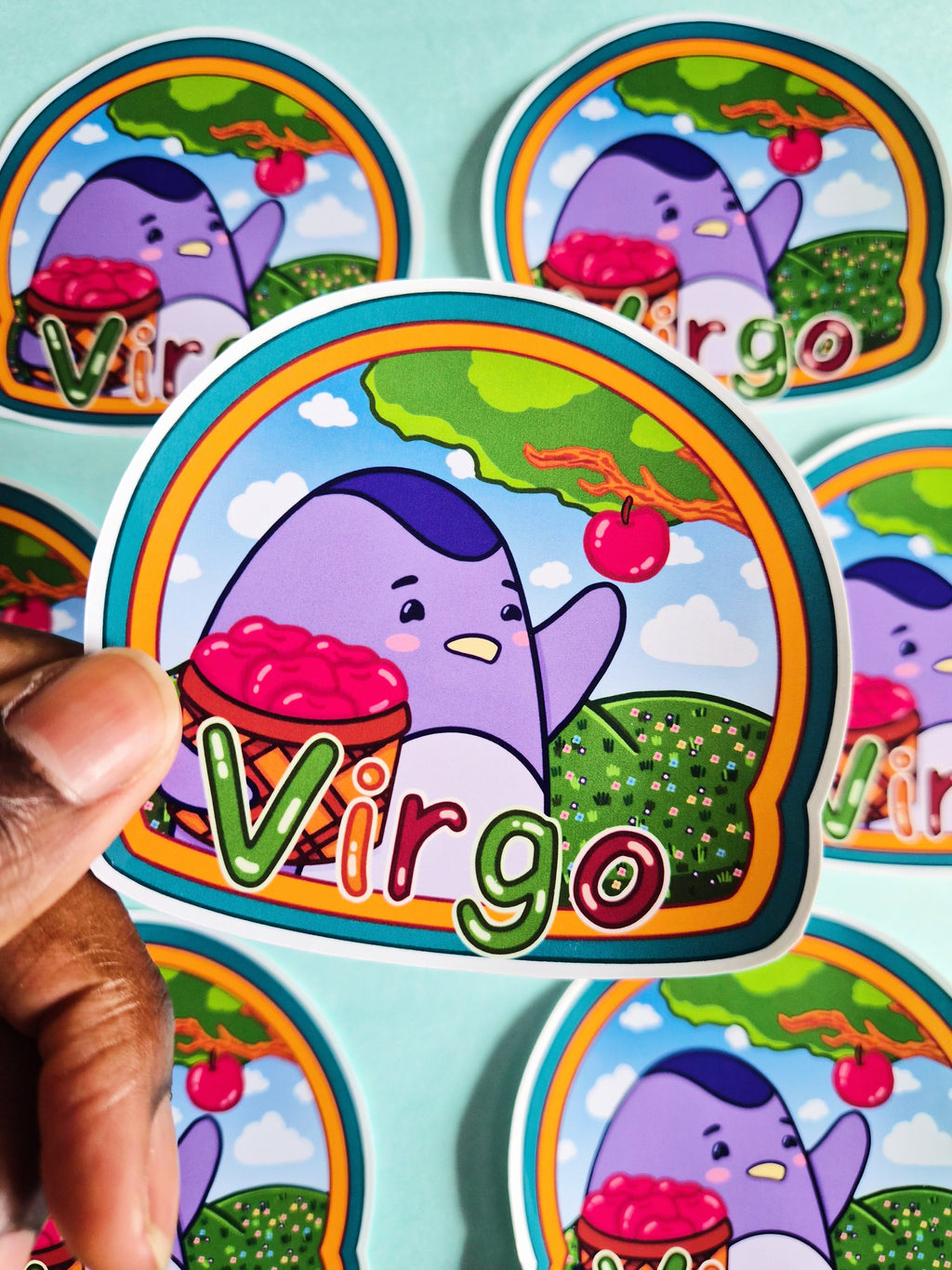 Virgo vinyl die-cut sticker - Fun astrology sticker