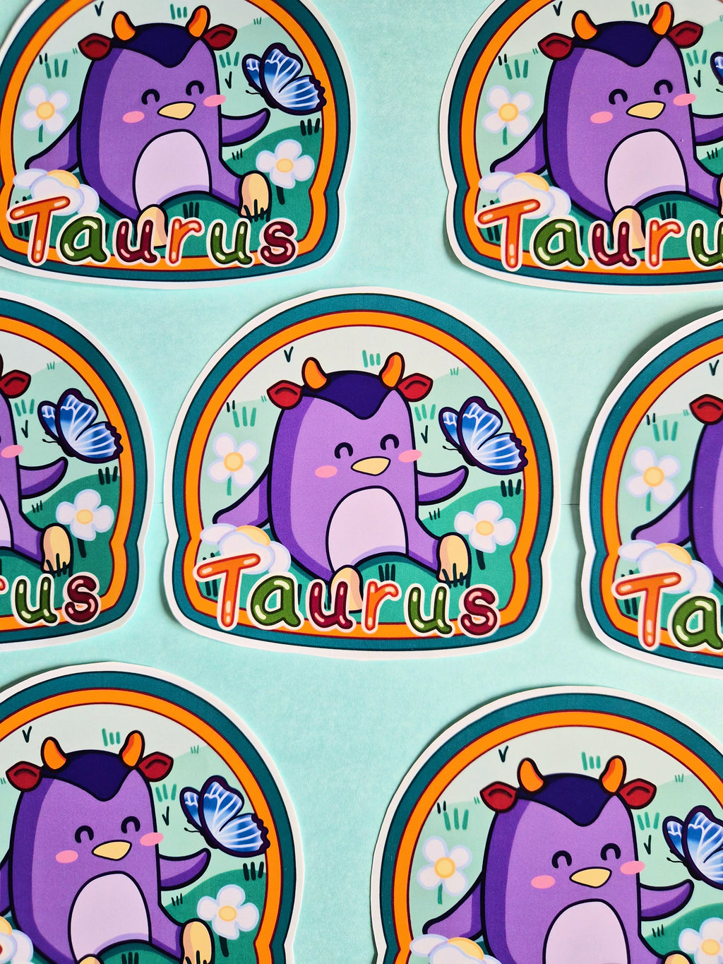 Taurus vinyl die-cut sticker - Fun astrology sticker