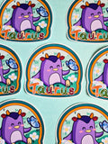 Taurus vinyl die-cut sticker - Fun astrology sticker