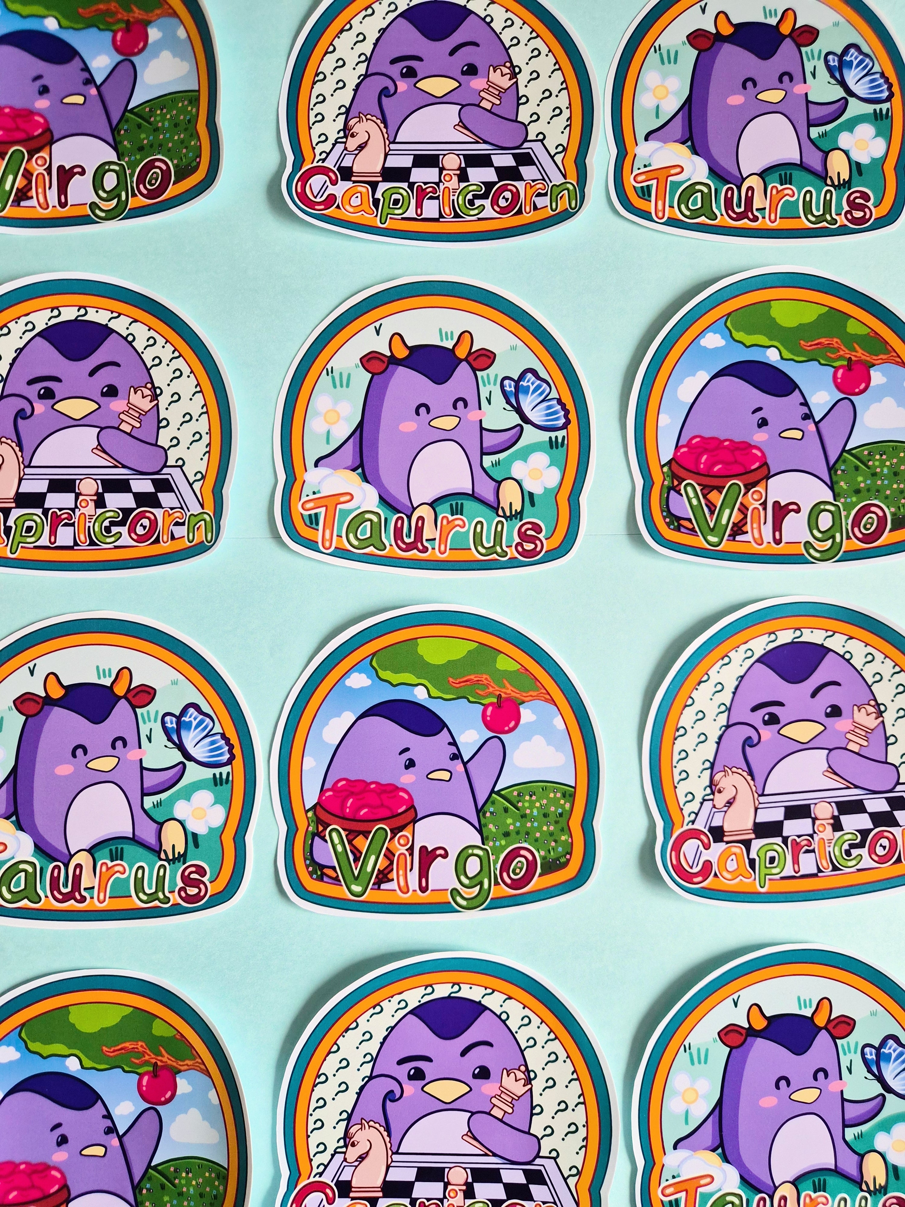 Sun, Moon and Rising Sign - Fun astrology sticker pack