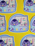 Aquarius vinyl die-cut sticker - Fun astrology sticker