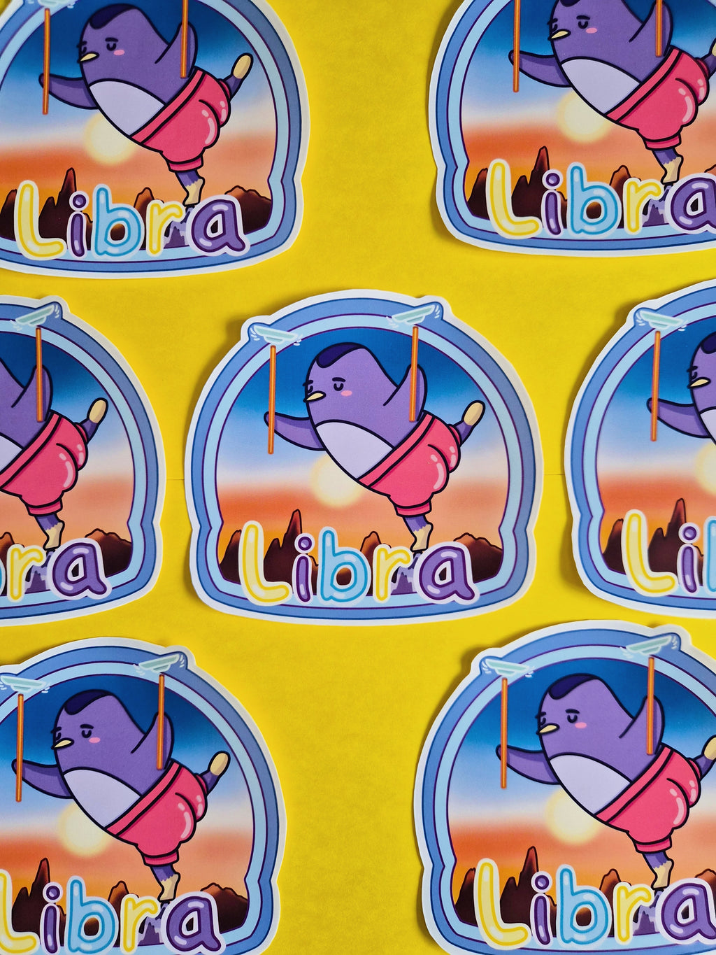 Libra vinyl die-cut sticker - Fun astrology sticker