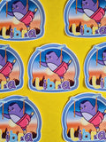 Libra vinyl die-cut sticker - Fun astrology sticker