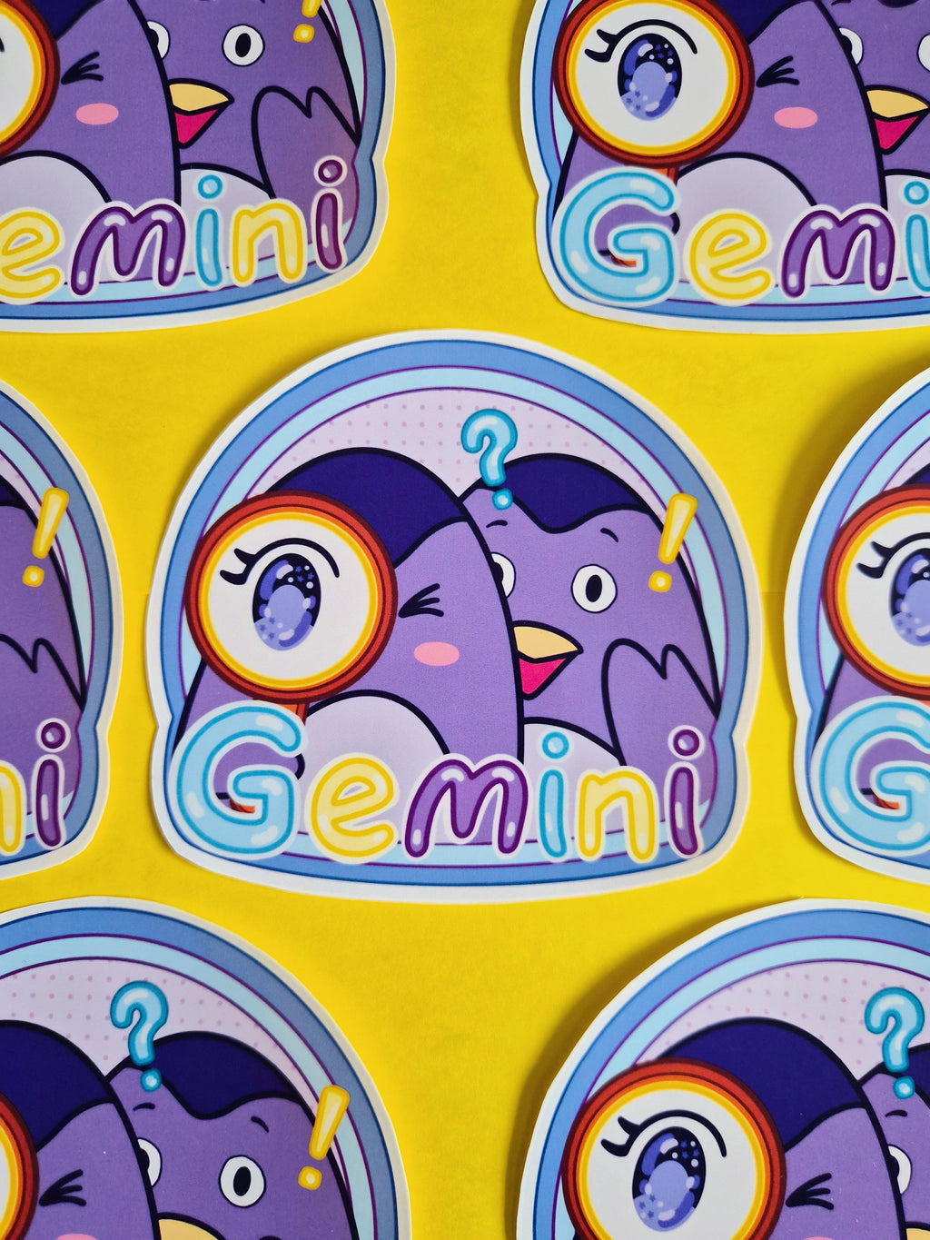 Gemini vinyl die-cut sticker - Fun astrology sticker