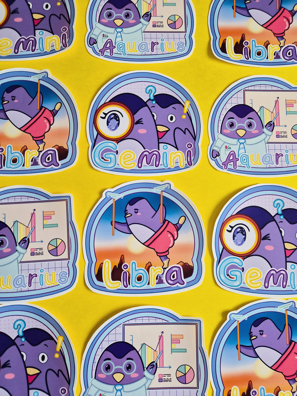 Sun, Moon and Rising Sign - Fun astrology sticker pack