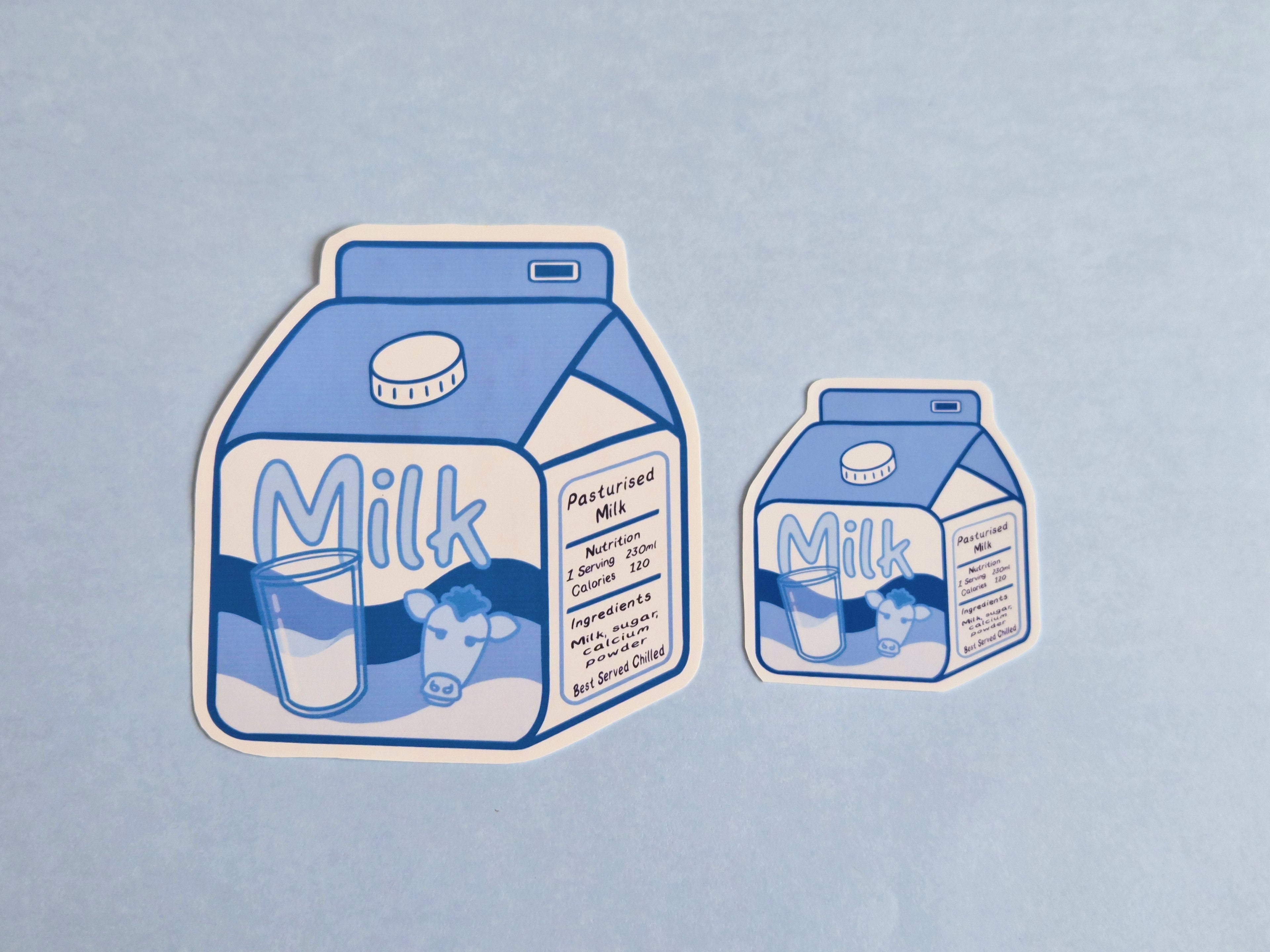 Cartons of Milk Collection - Plain, Strawberry, Banana and Chocolate